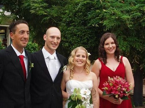 The wedding at Taronga Zoo.
