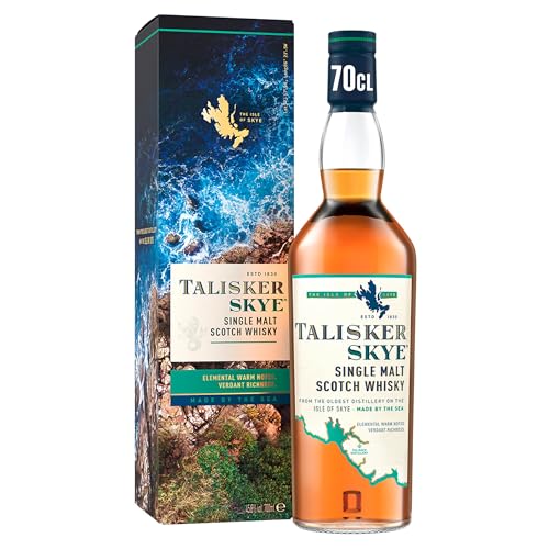 Talisker Skye Single Malt Scotch Whisky | 45.8% Vol | 70cl; Flavour - None, (packing May Vary)