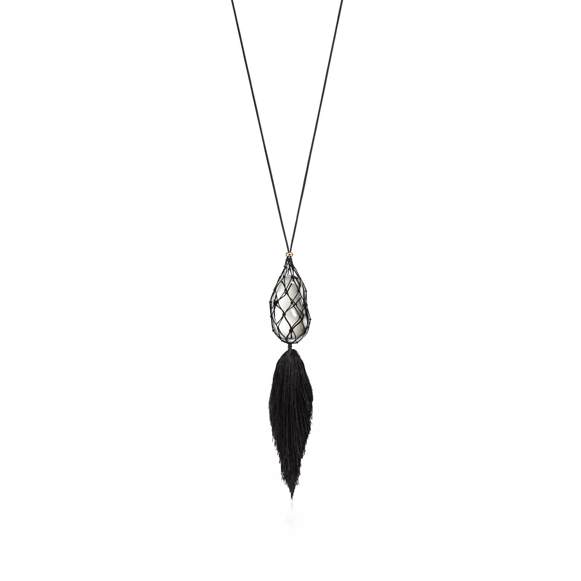 Tiffany &amp;amp; Co., Elsa Peretti Bean Design Necklace of Rock Crystal