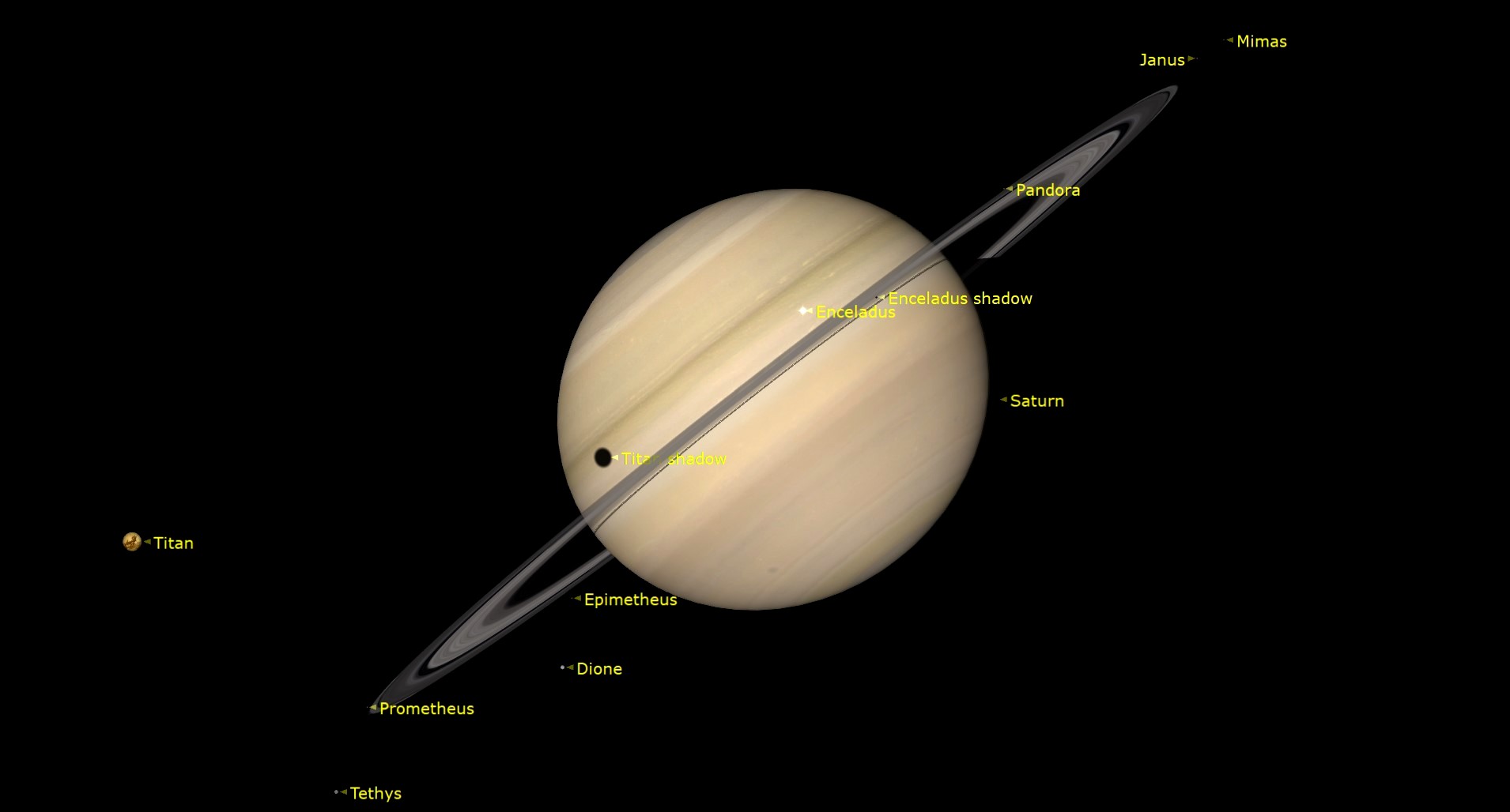 Graphic illustration of the planet Saturn.