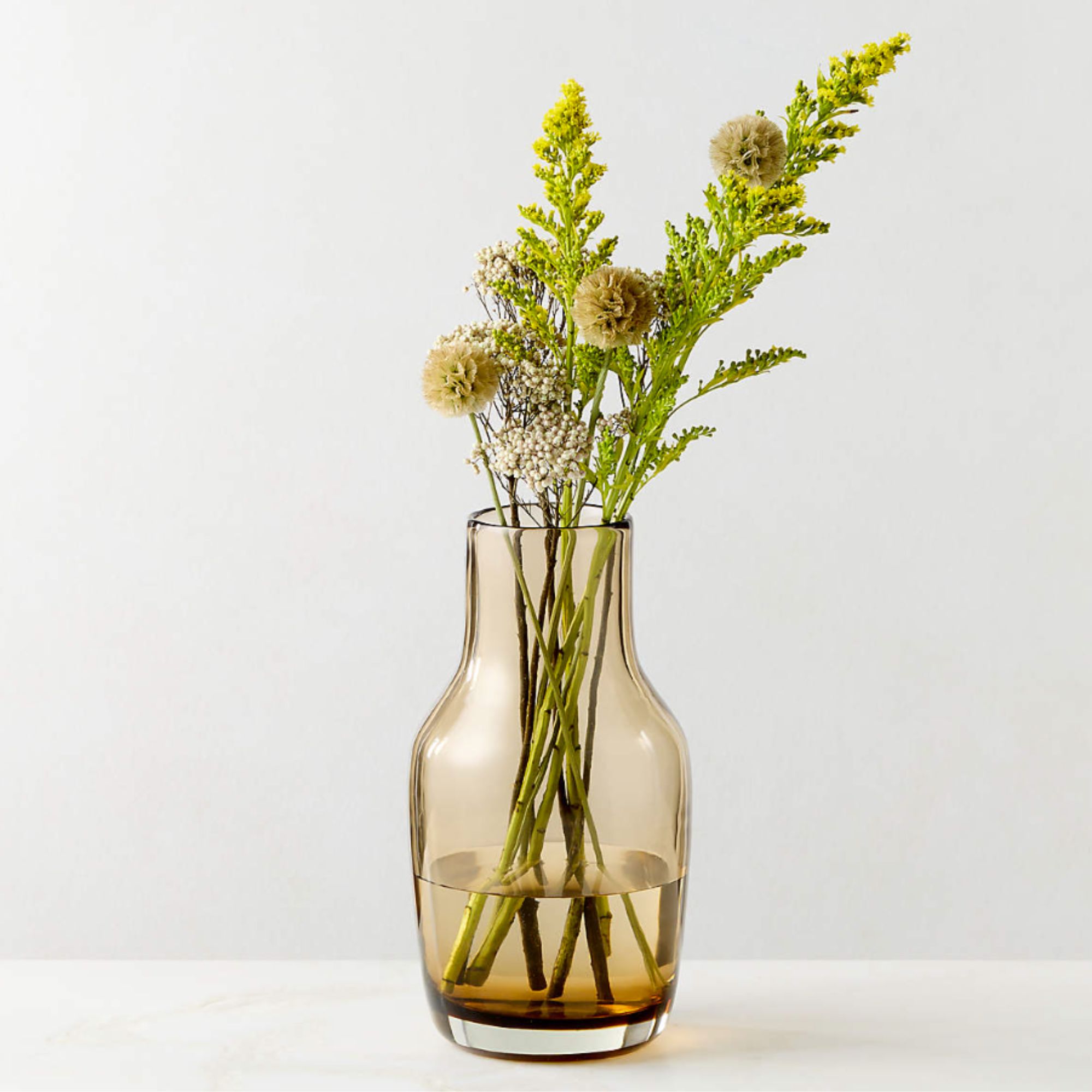 Parlor Amber Cased Glass Vase by Todd Snyder