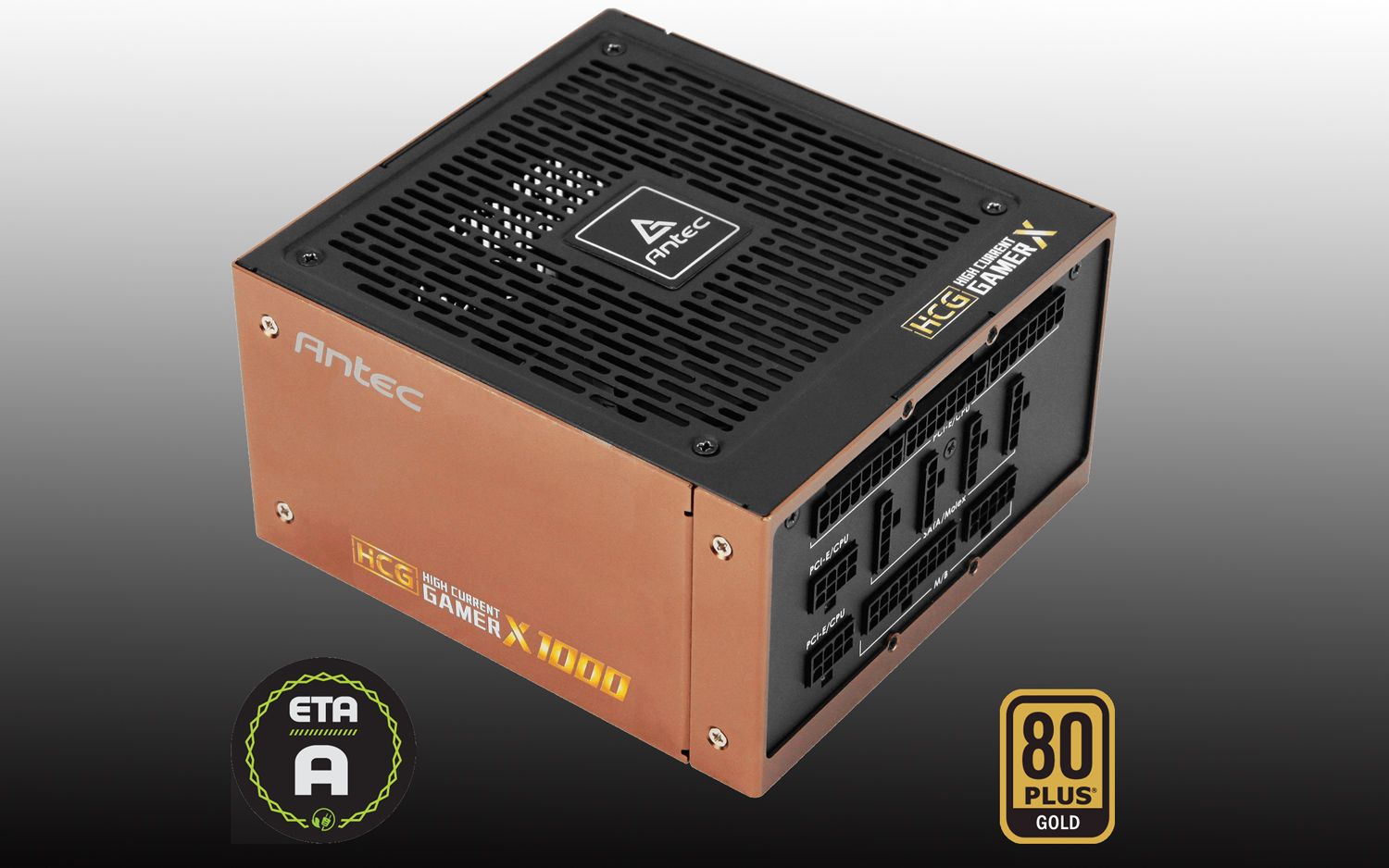 PCパーツ antec HCG1000 EXTREME The HCG1000 EXTREME is the Best 80 PLUS Gold Fully Modular
