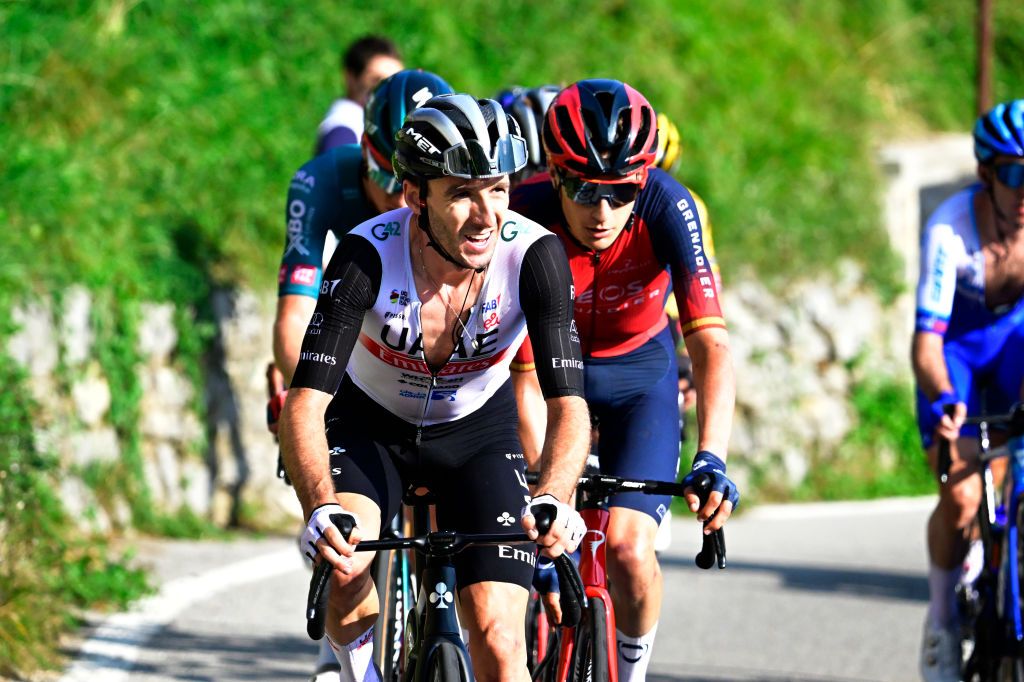 Adam Yates (UAE Team Emirates) and Carlos Rodriguez (Ineos Grenadiers)