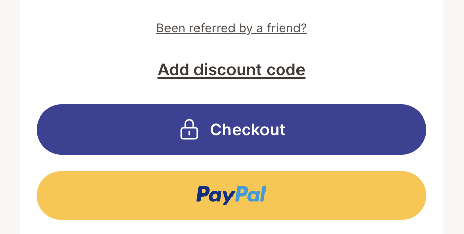 Screenshot of the Emma Sleep checkout