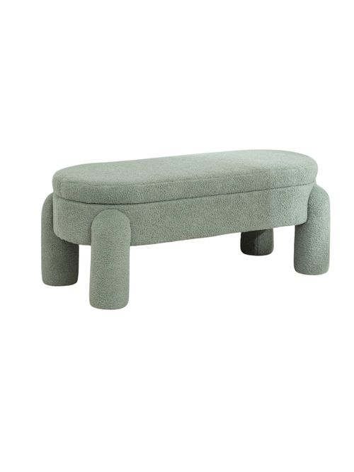 Upholstered Flip Top Storage Bench