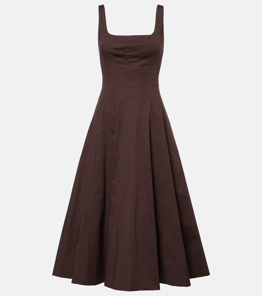 Wells Cotton Midi Dress