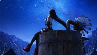 Tifa stares into the stars