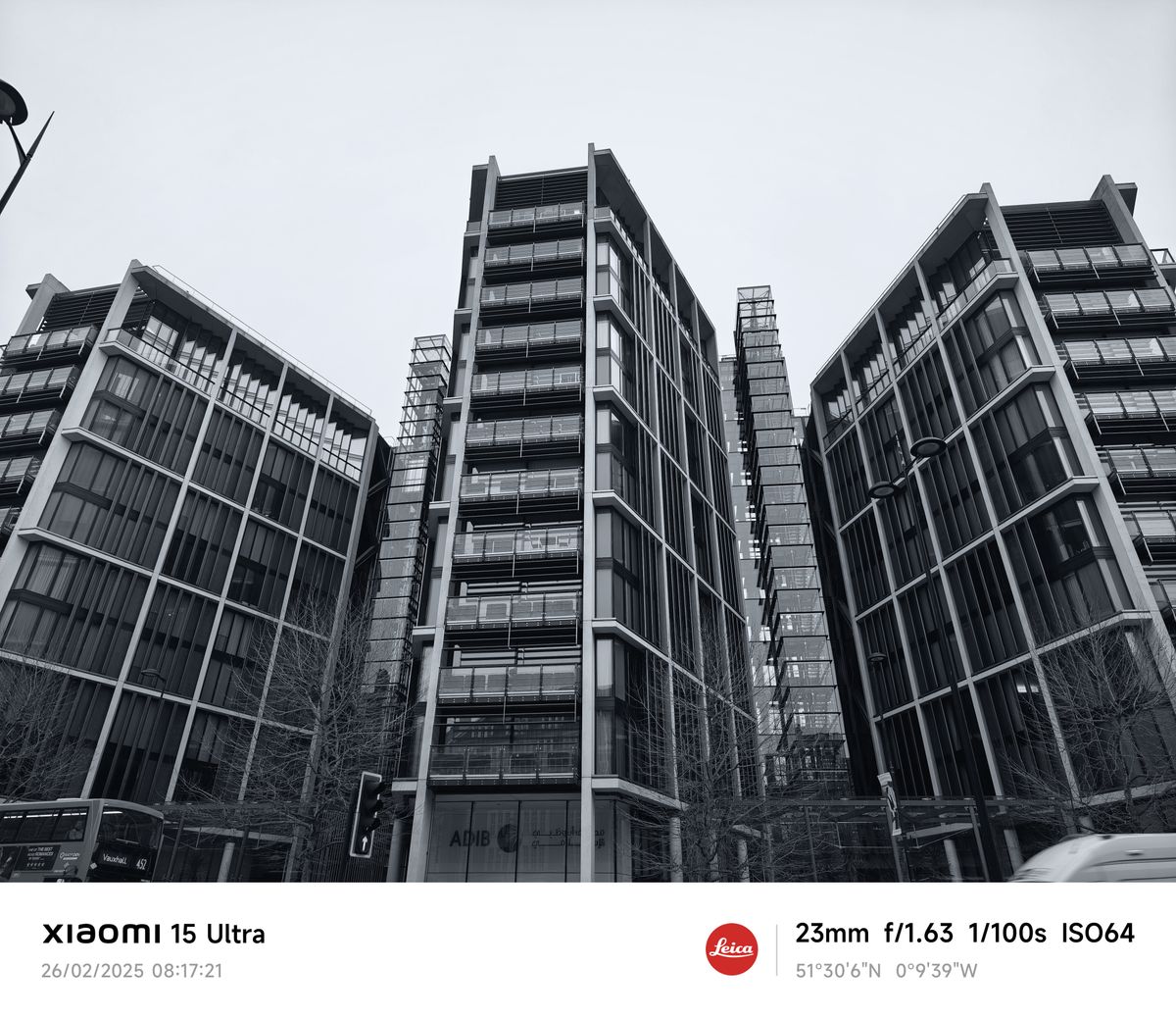 Xiaomi 15 Ultra camera sample building Leica filter