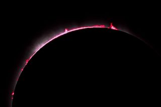 Enhanced view of prominences and the chromosphere