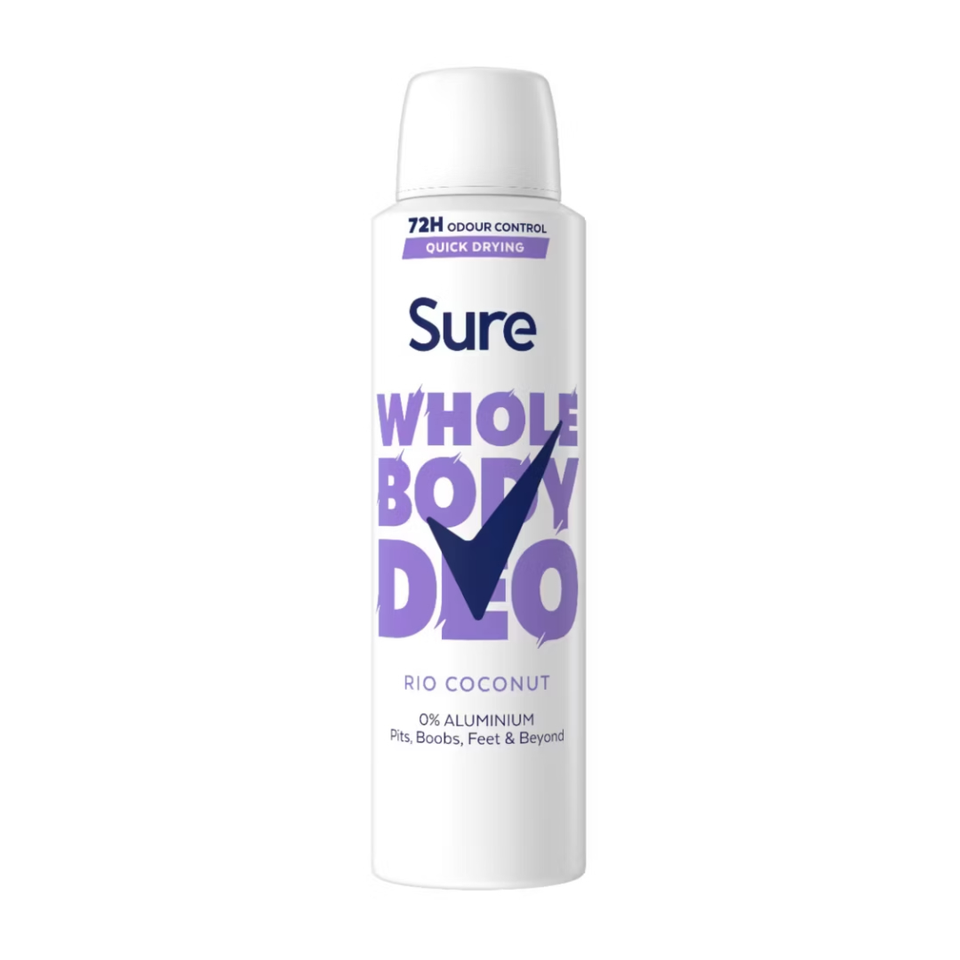 Sure Women Rio Coconut 72hr Whole Body Deodorant Spray