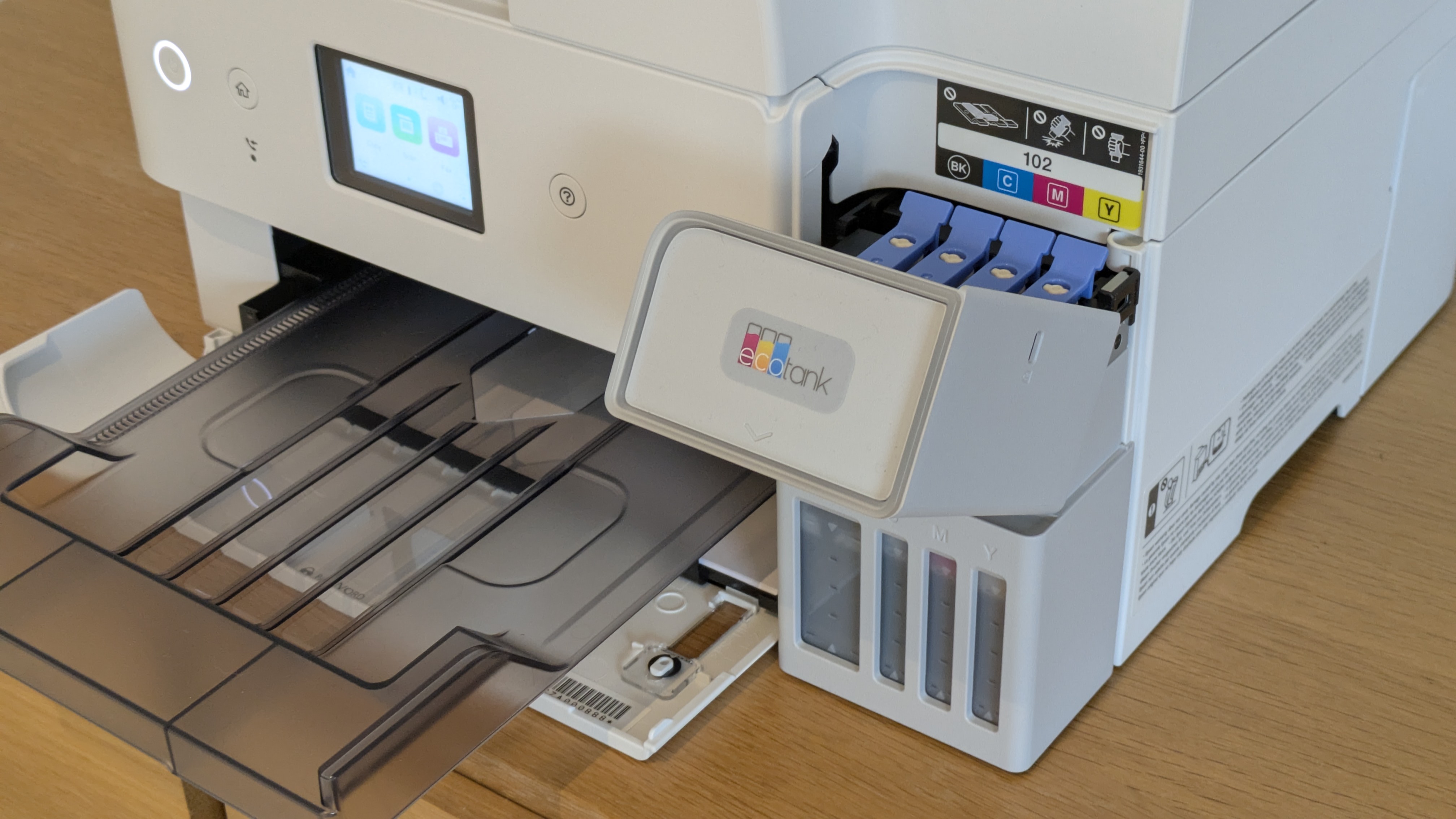 The EcoTank ET-4956 on a desk