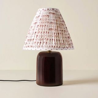 Farrah Table Lamp - Deep Burgundy