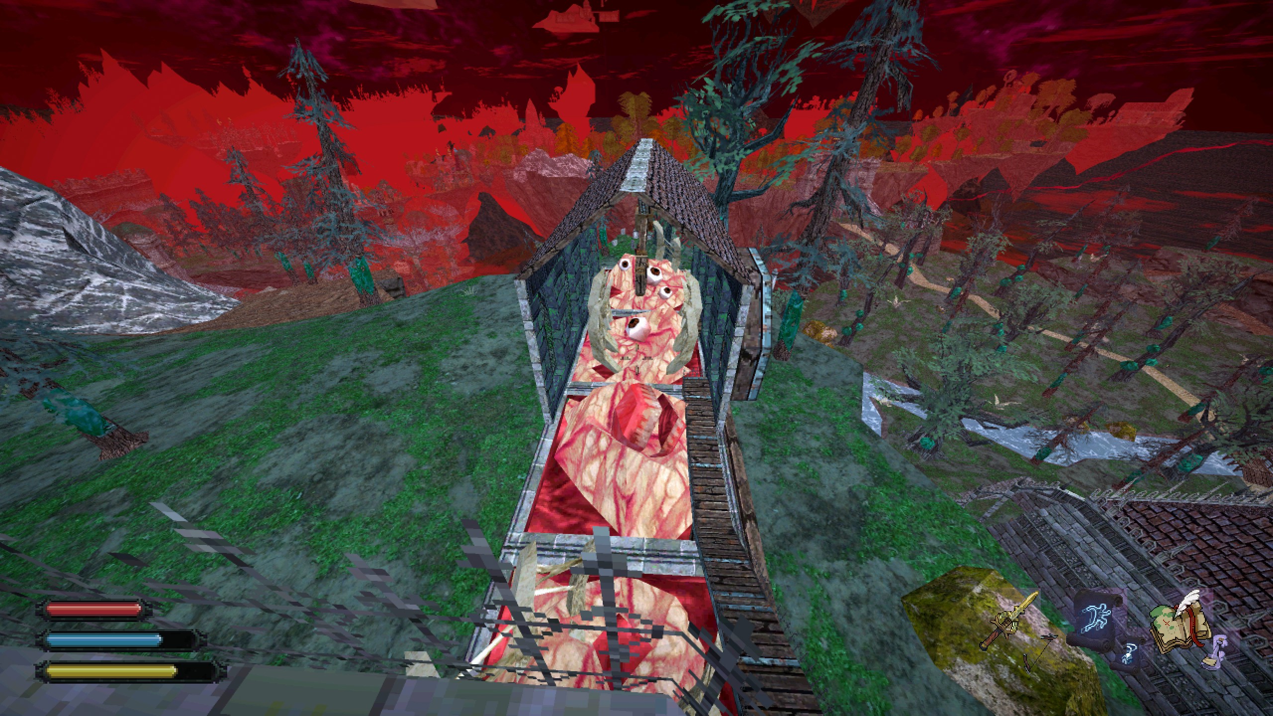 Overhead view of Flesh farm in Dread Delusion