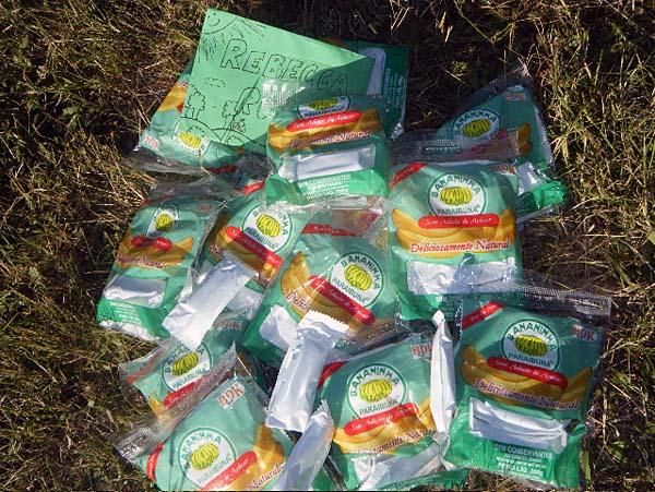 Special delivery of Bananinha from Brazil. Little banana speed bombs that you cannot get in any other country.