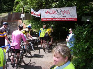 Start line, Waller Pain hillclimb 2010