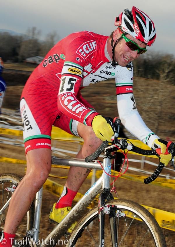 Troy Wells (Clif Bar) having an amazing 6th place ride.