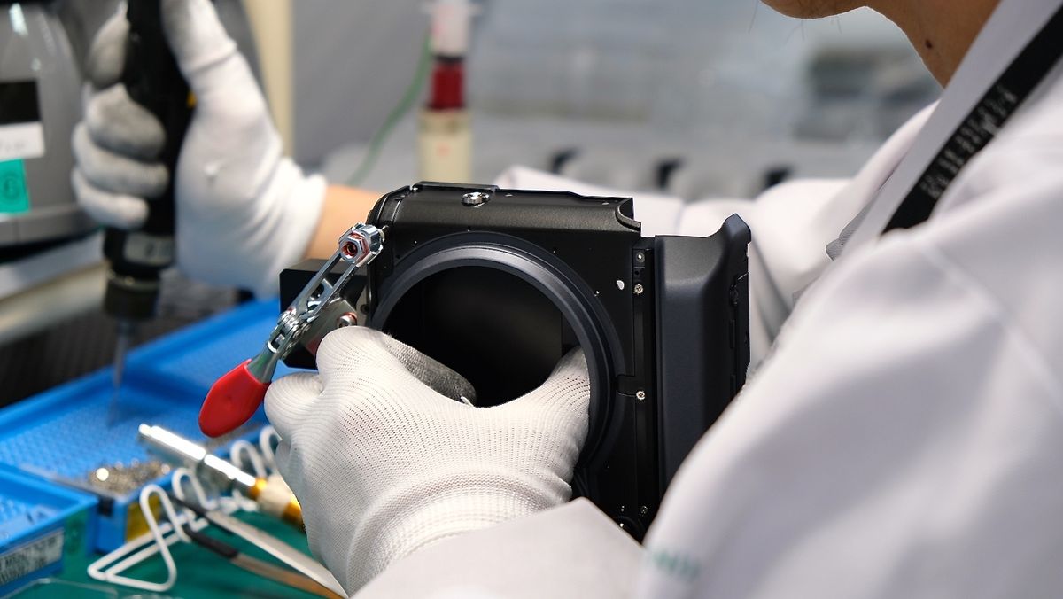 How it's made on the factory floor with the monstrous 102MP Fujifilm