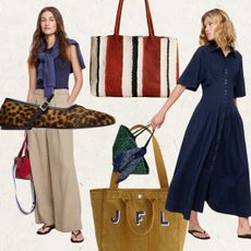 Collage of Office-Ready Outfits and Accessories