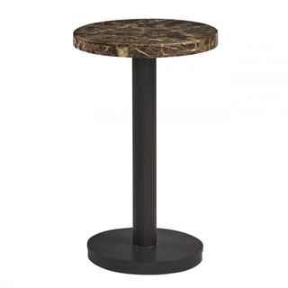 brown marble end table