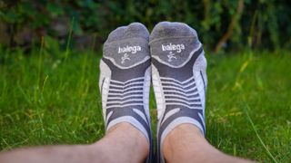 Balega Ultralight running socks worn by the reviewer