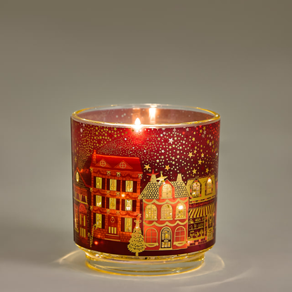 M&S Mandarin, Clove & Cinnamon Refillable Light Up Candle.