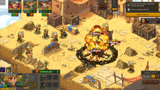 Metal Slug Tactics, isometric turn-based strategy