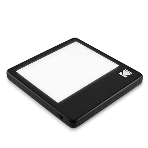 Kodak Led Light Box - 5 X 4 In, Usb & Battery Powered - 98% Color-Accurate Product Photography - Dual Usb & Battery Power for Light Pad - Glare-Free Led for Drawing Board & Tracing