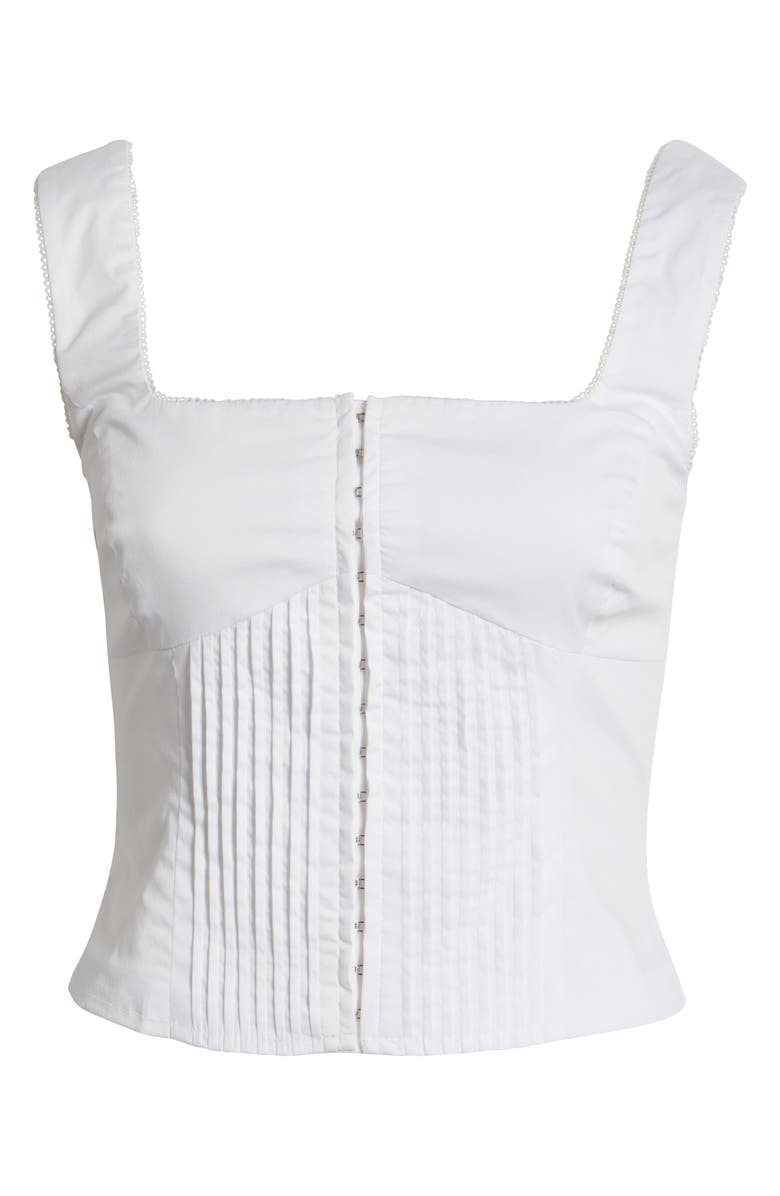 Pintuck Bustier Top