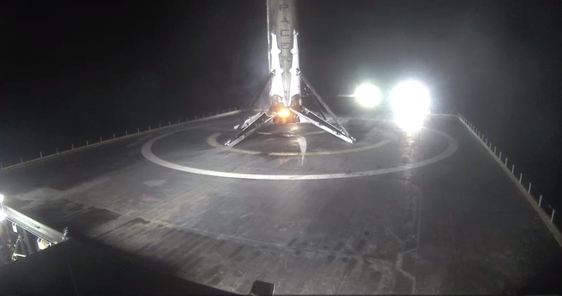 Falcon 9 Lands Again