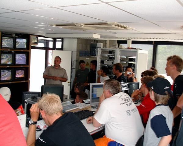 In the control room