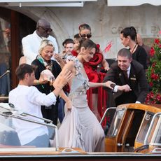 Vittoria Ceretti wedding guest outfit