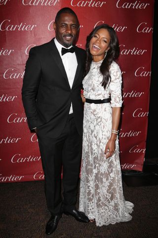 Naomie Harris And Idris Elba At The Palm Springs International Film Festival Awards Gala 2014