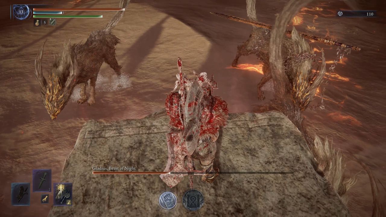 Elden Ring Nightreign Gladius - Raider standing on rock