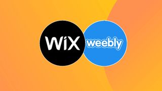 best website builder for small business - wix and weebly logos