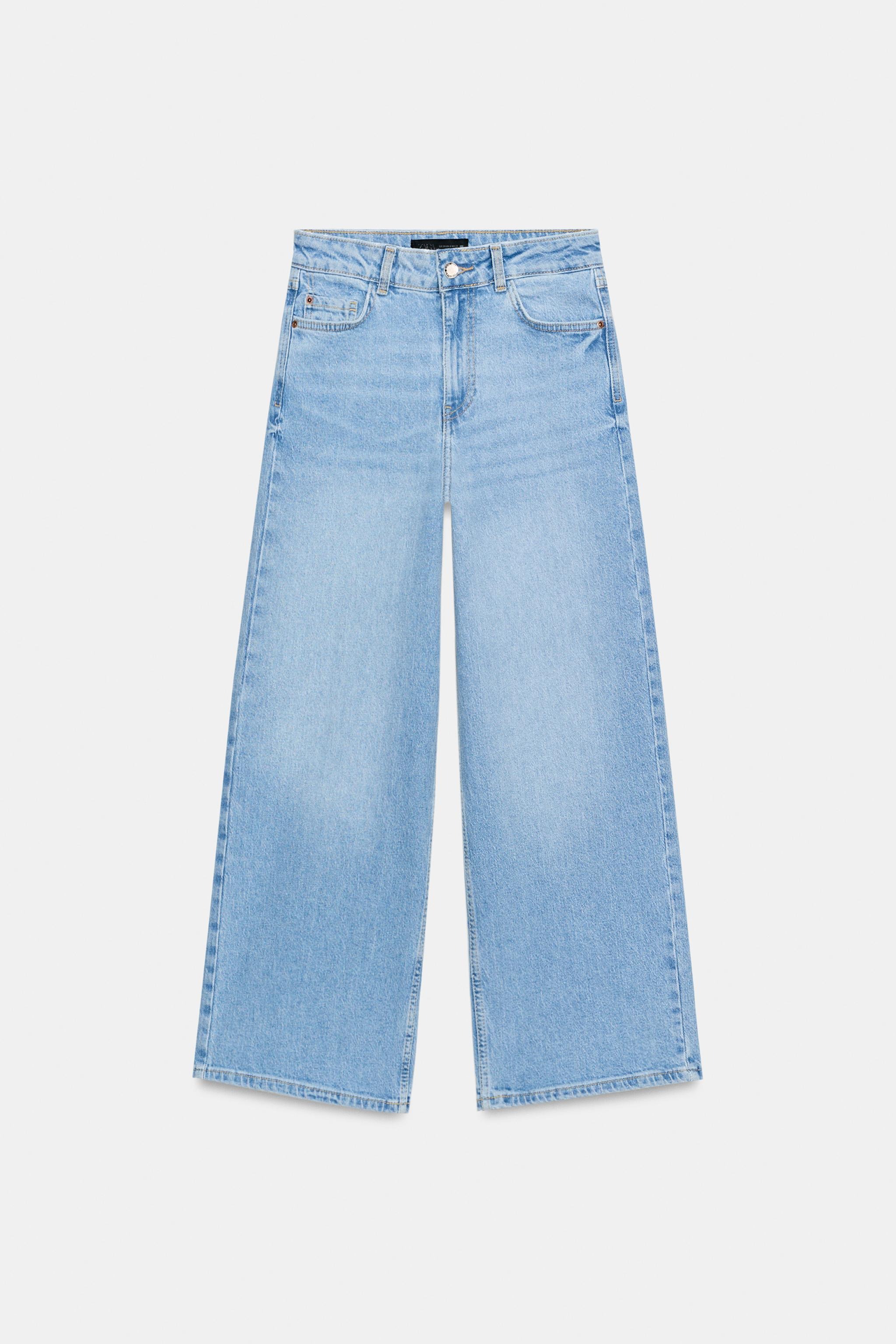 ZARA, Z1975 High-Waist Comfort Culotte Jeans