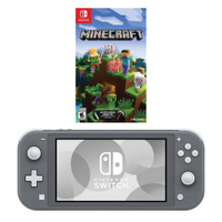 Nintendo Switch Lite Lite Gray Minecraft System Bundle | $229.99 at GameStop.com