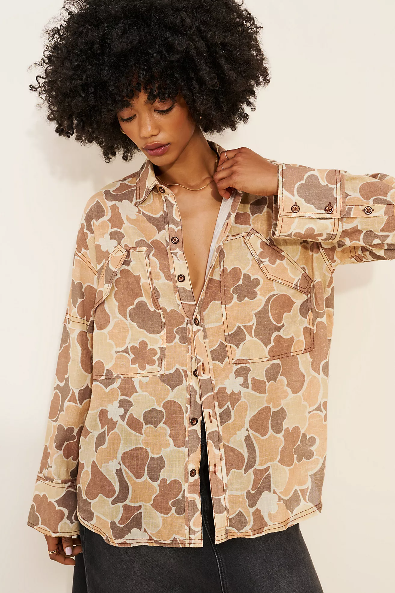 Hidden Flower Camo Shirt