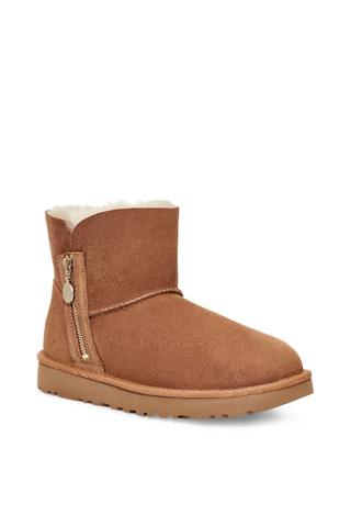 Women's Bailey Zip Shearling Lined Mini Boots (Were $170) 