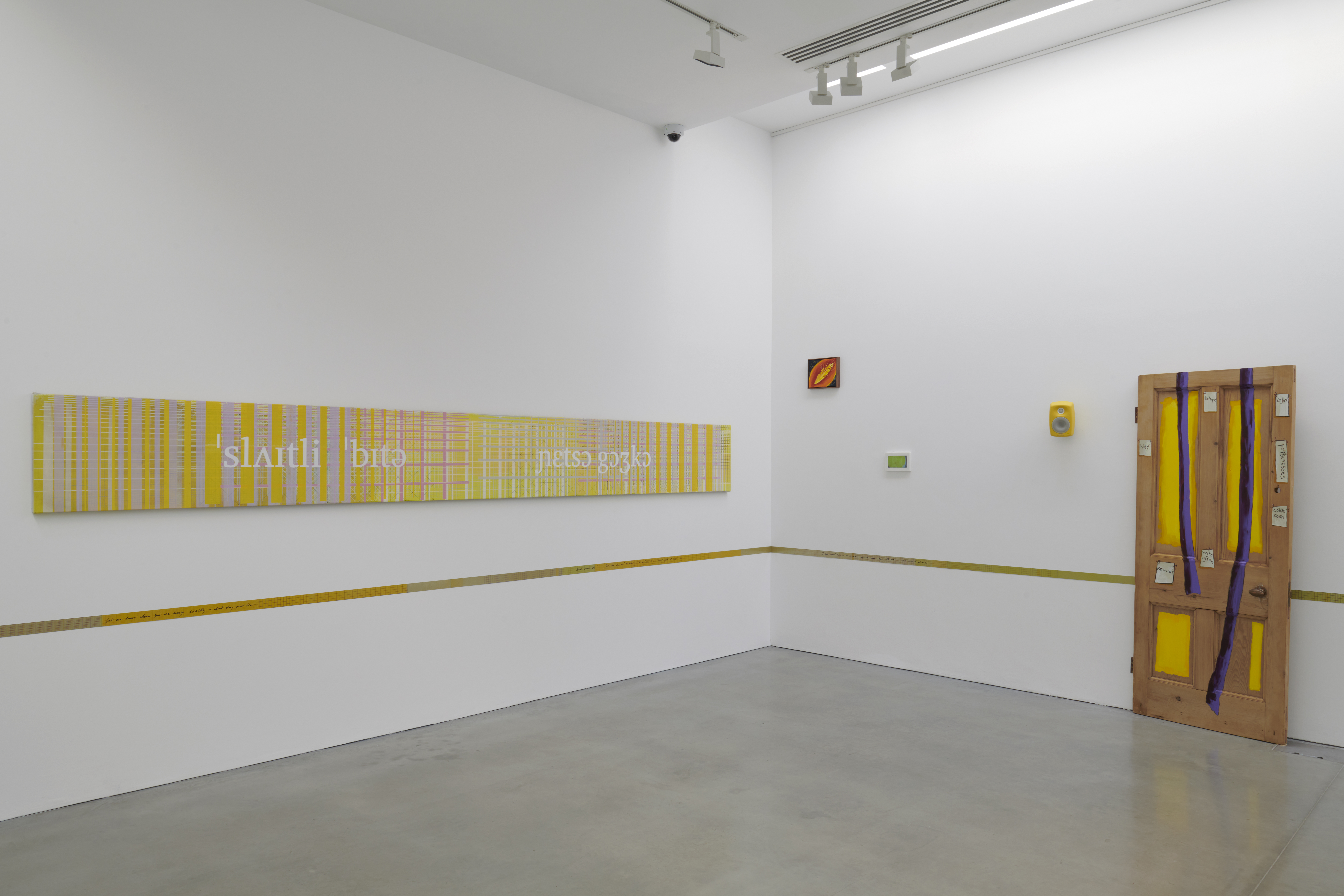 The artist installation at Kettles Yard, Cambridge.