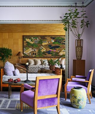 colourful living room