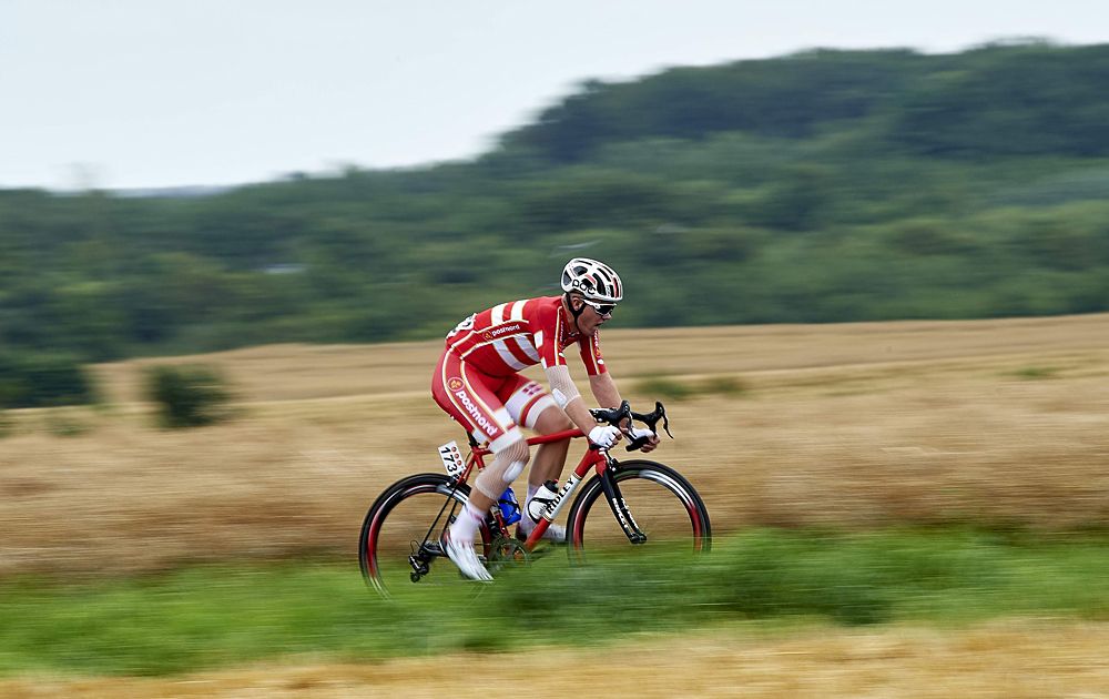 Mathias Krigbaum (Team Denmark) was in the day's breakaway