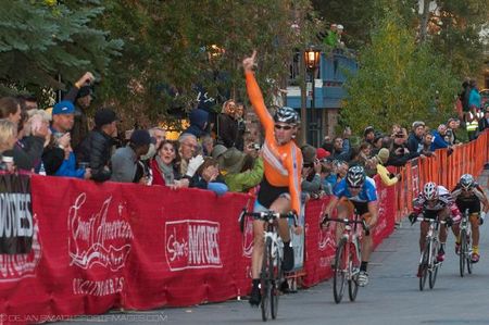 USA CRITS leader Luke Keough (SmartStop-Mountain Khakis) stamps his authority on the series with a victory at the final race in Vail.