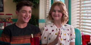 Asher Angel and Millicent Simmonds on Andi Mack