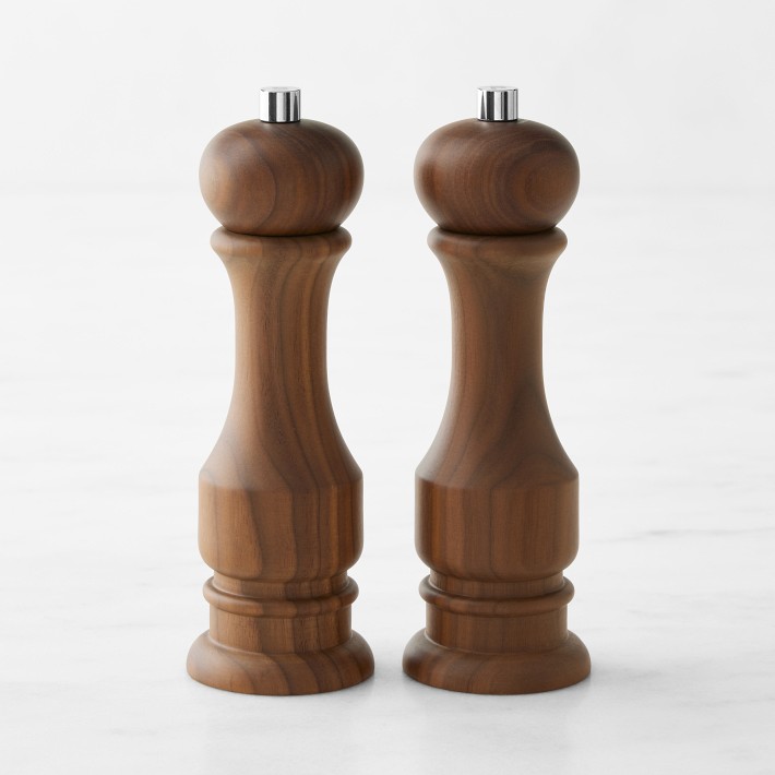 Williams Sonoma Traditional Walnut Salt &amp;amp; Pepper Mills