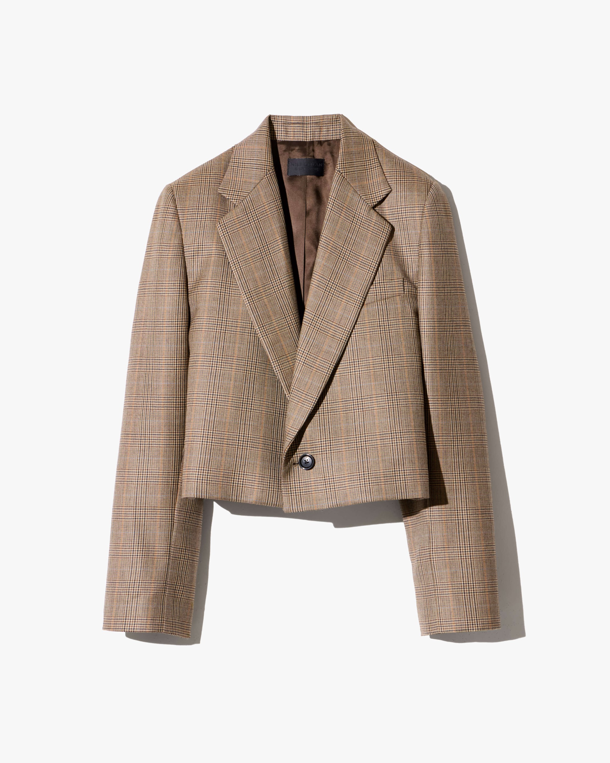 Swan Wool Jacket - Glen Tan / 00