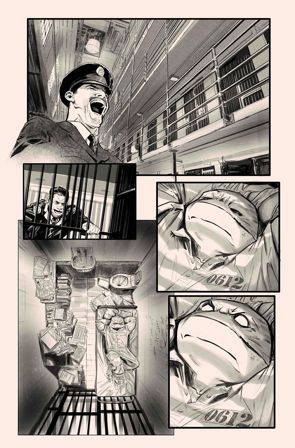 Art from Teenage Mutant Ninja Turtles #1 2024.
