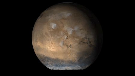 Mars as seen from NASA's Mars Global Surveyor Orbiter 