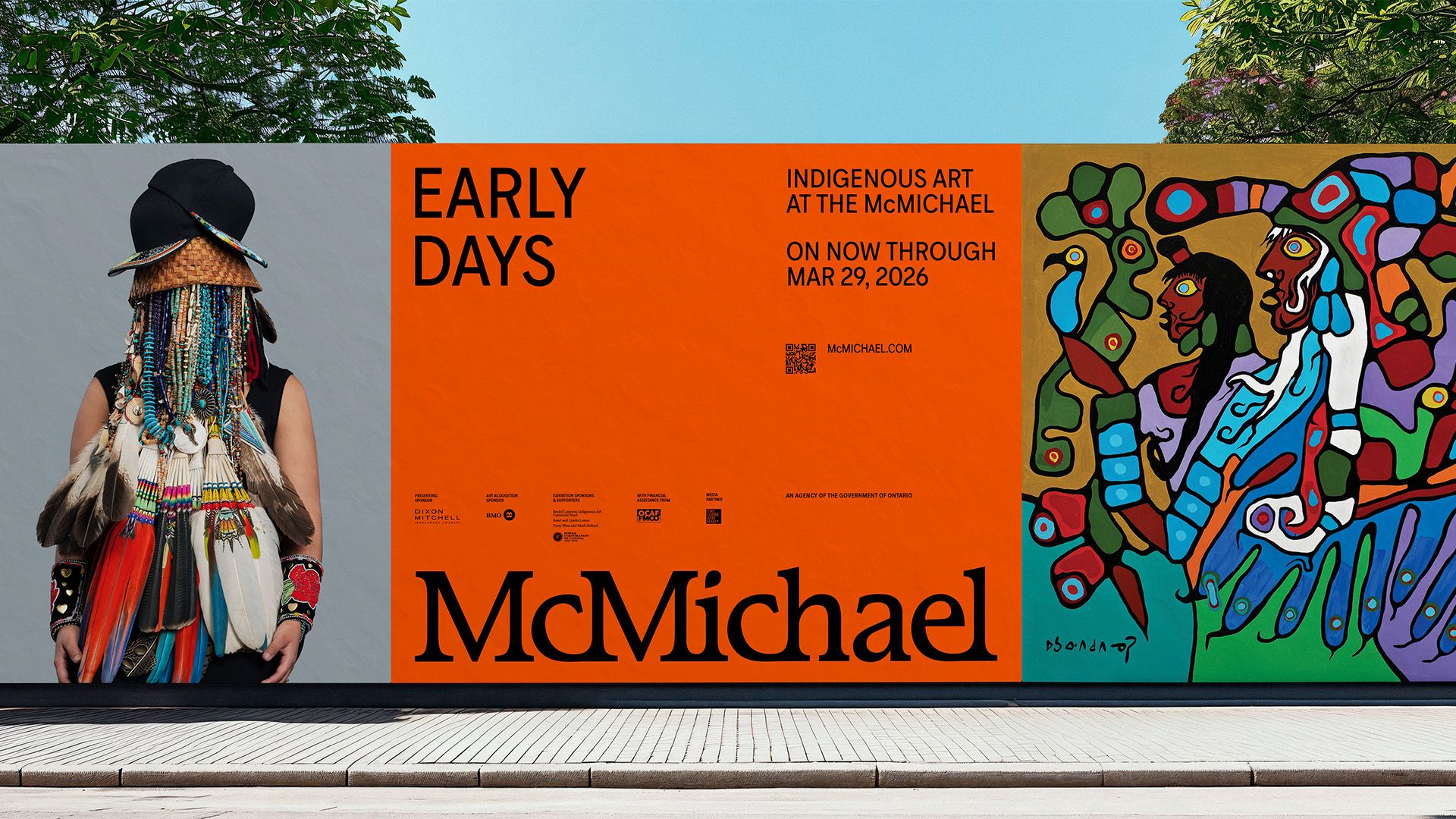 The McMichael rebrand is a work of art