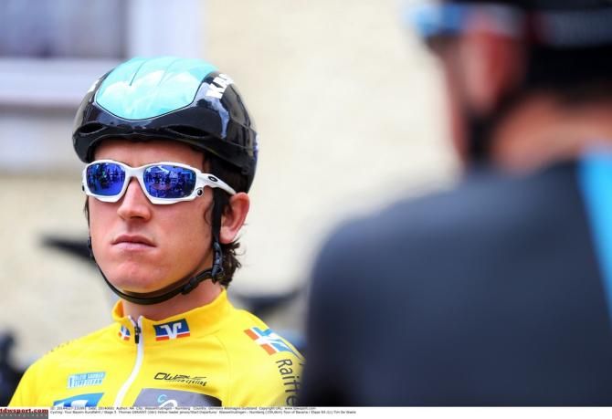 G Thomas (Team Sky) on the startline