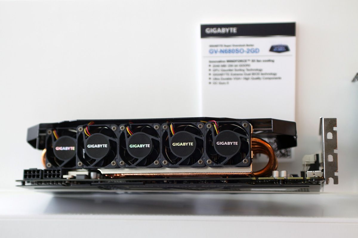 This is Gigabyte's Super Overclock GTX 680 With 5 Fans | Tom's Hardware